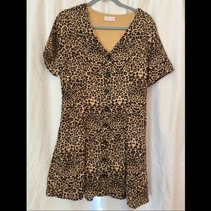 NWOT Animal Print Dress